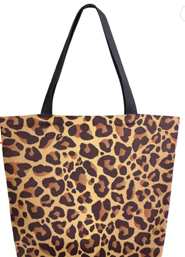 Reversible Leopard Tote