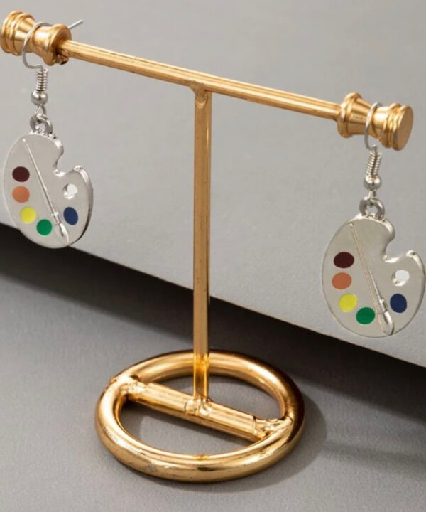 Painters Pallet Earrings - Image 3