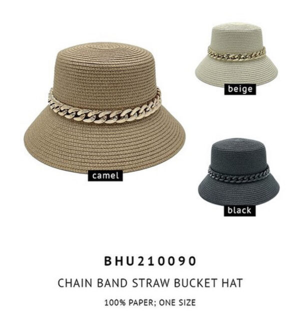 Gold Chain Sun Hat