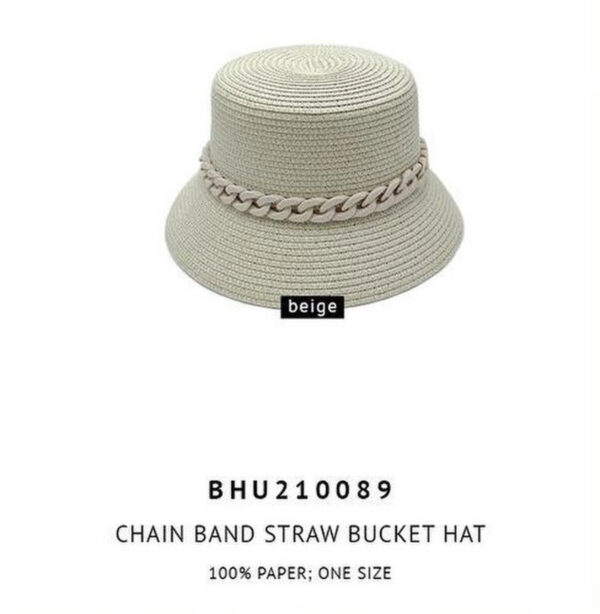 Gold Chain Sun Hat - Image 2