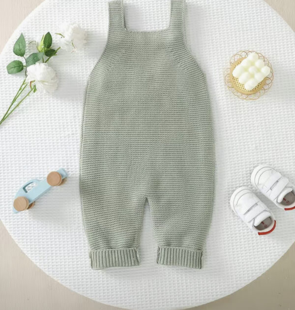 Knitted Unisex Baby Romper - Image 5